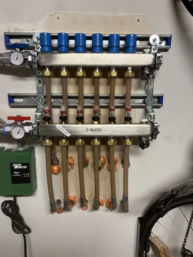 Plumber performing Leak Detection at a residential property in Tanaina